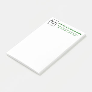 Post-it® Textes de marques de commerce vert sur le titre de
