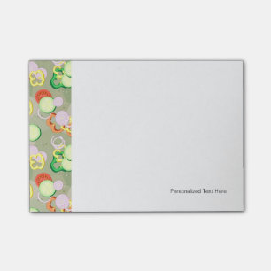 Post-it® Texture avec des tranches de légumes