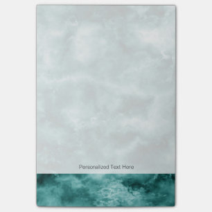 Post-it® Texture de marbre vert-foncé