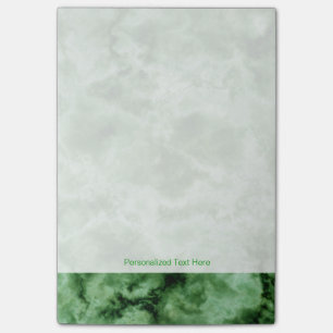 Post-it® Texture de marbre verte