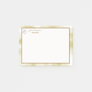 Post-it® Texture dorée nacrée élégante