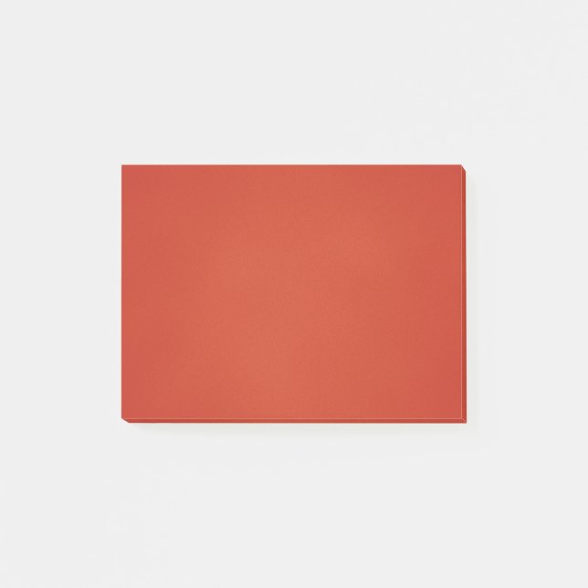 Post-it® Texture moderne de grain rouge chaud (Devant)