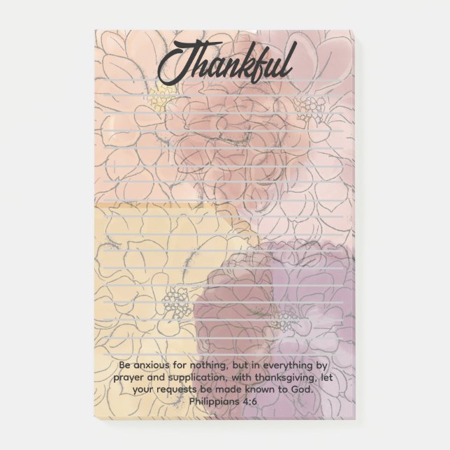 Post-it® Thankful Post Its (Devant)