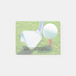 Post-it® Thème de golf cool Sticky Notepads