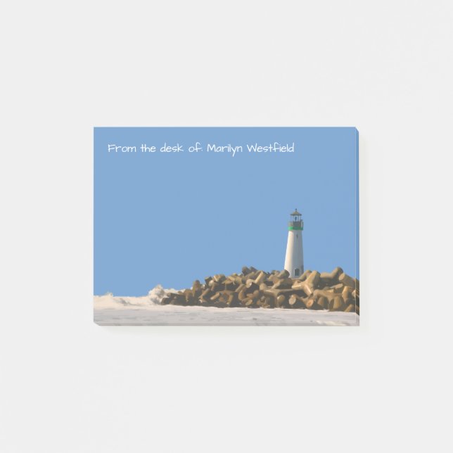 Post-it® Thème du phare Notepads côtiers (Devant)