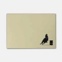 Thème Rodéo Cowgirl Barrel Racine Silhouette