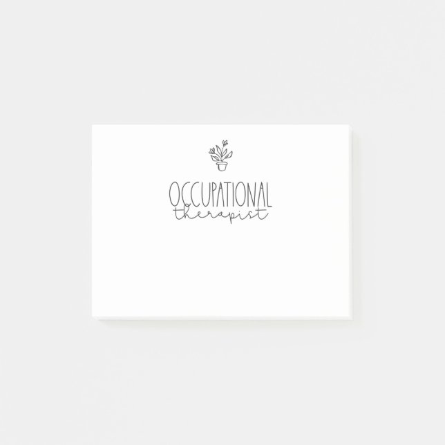 Post-it® Thérapie par ergothérapie (Devant)