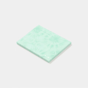 Post-it® Tie Dye Monogramme vert de menthe pastel