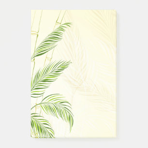 Post-it® Tiges et feuilles de bambou, imprimé partout -