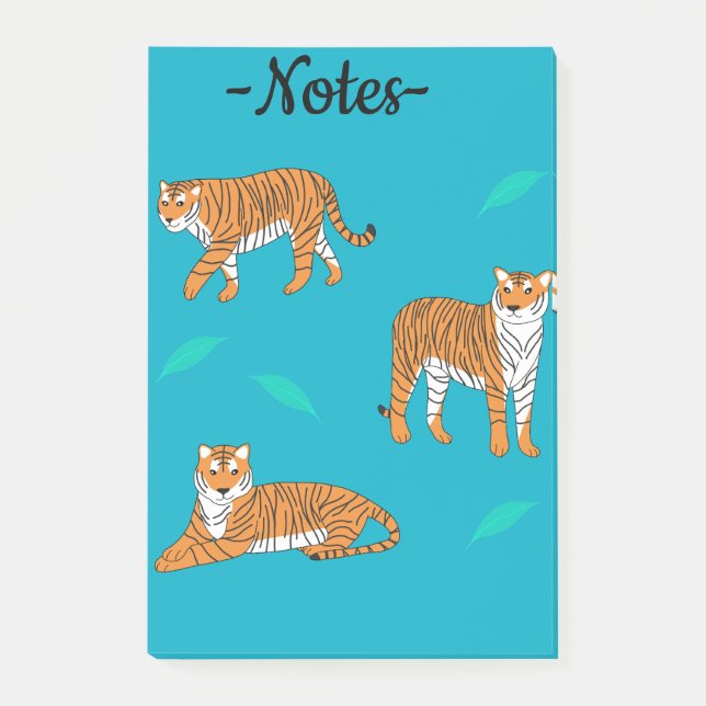 Post-it® Tigres orange (Devant)
