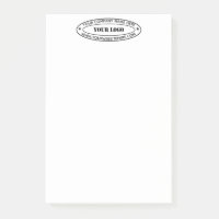 Timbre d'entreprise du logo d'entreprise personnal