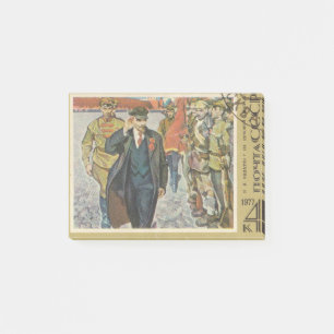 Post-it® Timbre postal soviétique Lénine sur le carré rouge