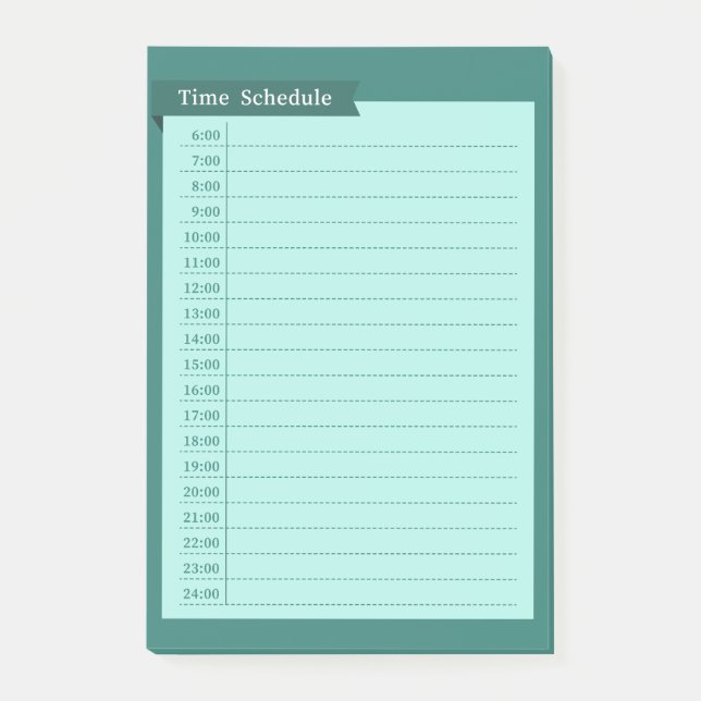 Post-it® time schedule (Devant)