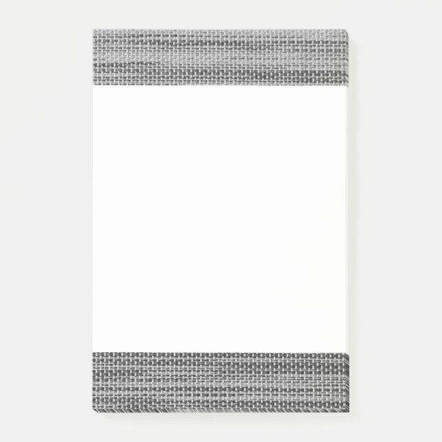 Post-it® Tissu gris moderne (Devant)