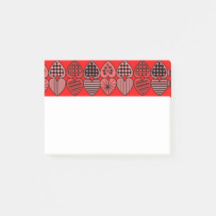 Post-it® Topsy Turvy Hearts