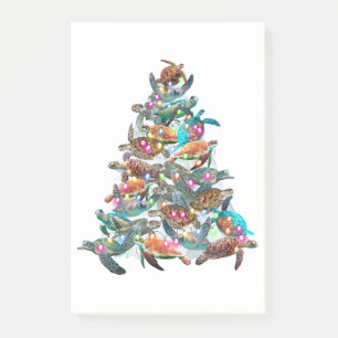 Post-it® Tortue Arbre de Noël Ornement Arbre de Noël Arbre