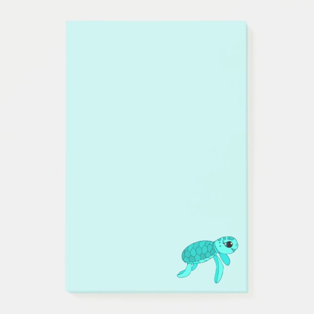 Post-it® Tortue de mer cool de Turtley (Devant)
