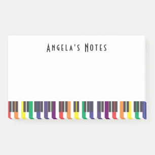 Post-it® Touches de piano arc-en-ciel