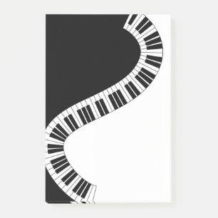 Post-it® Touches de piano courbées