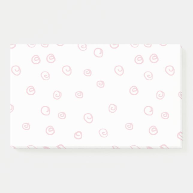 Post-it® tourbillon blanc moderne (Devant)