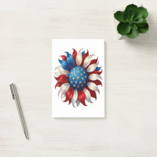 Post-it® Tournesol Drapeau Américain 4 Juillet