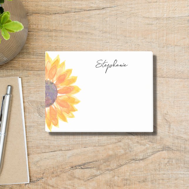 Post-it® Tournesol personnalisé (Créateur téléchargé)