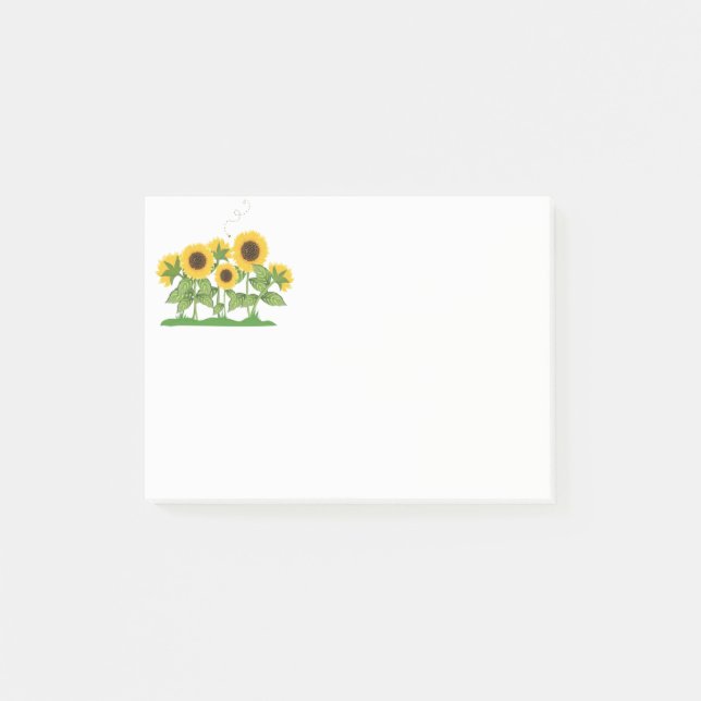 Post-it® Tournesols Post-it-Notes (Devant)