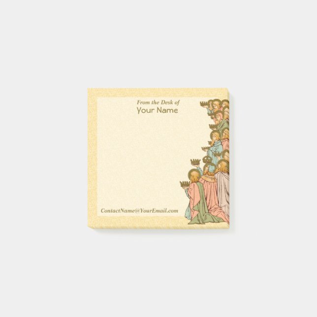Post-it® Tous les saints (RLS 19, Détail droit) 3"x3" (Devant)