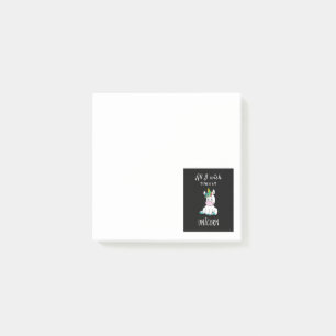 Post-it® Tout ce que je souhaite est une licorne