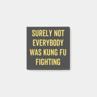 Tout Le Monde N'Était Certainement Pas Kung Fu En