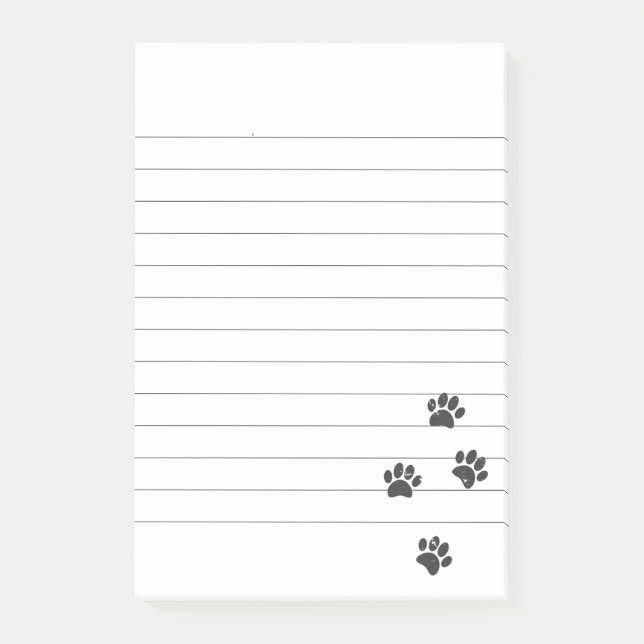 Post-it® Traces Paw Dog Distresse (Devant)