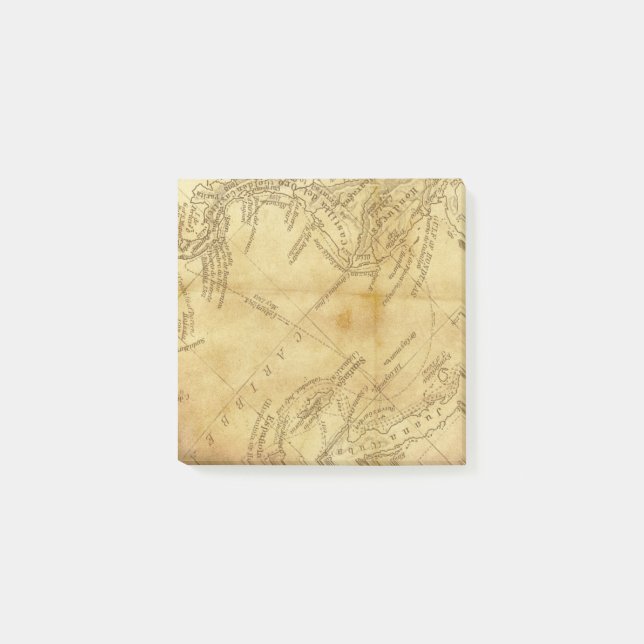 Post-it® tracez la vieille note de post-it élégante de (Devant)