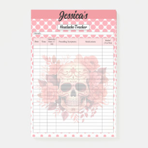 Post-it® Tracker de tête crâne à sucre