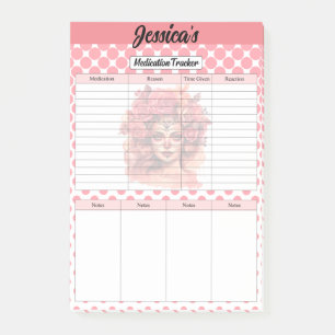 Post-it® Tracker des médicaments pour le crâne de sucre