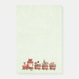 Post-it® Train de Noël Vintage avec jouets