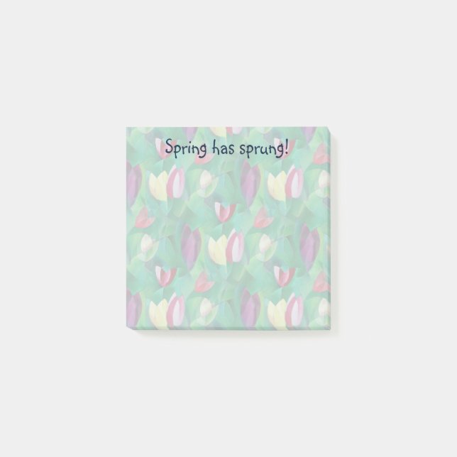 Post-it® Traverser les tulipes (Devant)