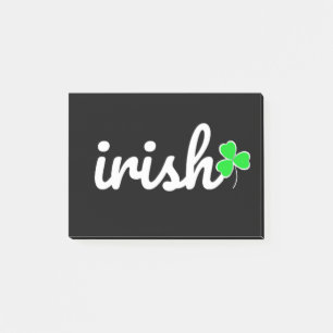 Post-it® Trèfle Chanceux St. Patrick's Day Irlandais