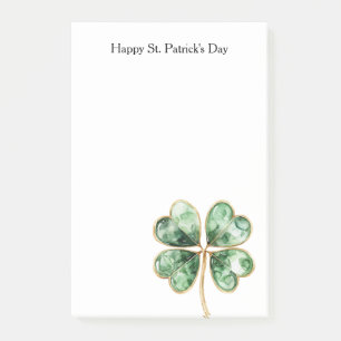 Post-it® Trèfle Vert Or Saint-Patrick