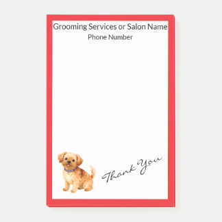 Post-it® Trendy Luxury Grooming Dog Personalized Collection