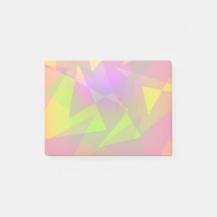 Post-it® Triangles et rectangles Abstraits