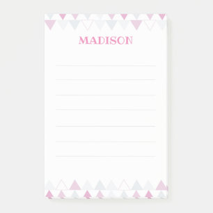 Post-it® Triangles roses Poster des notes