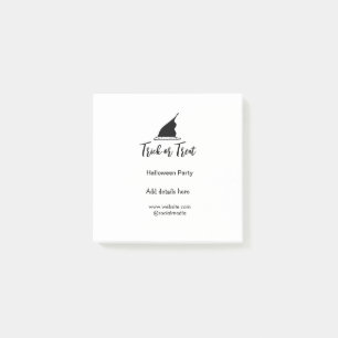 Post-it® Trick ou traiter Halloween partie noir détails cas