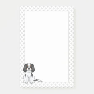 Post-it® Tricolore Cavalier King Charles Spaniel Chien & Pa