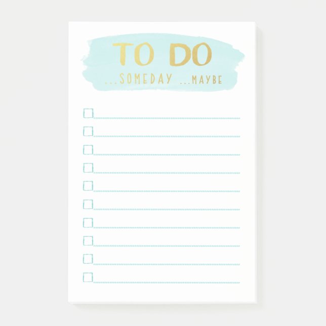 Post-it® Tricoter | Liste à faire du procrastinateur (Devant)