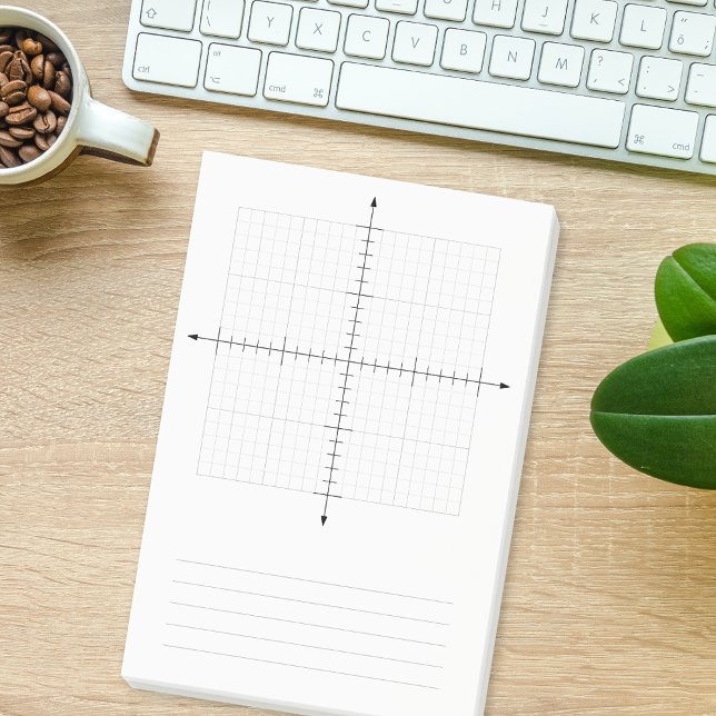 Post-it® Trigonométrie X Coordonnées Y Papier graphique (Trigonometry X Y Coordinates Graph Paper Post-it Notes)