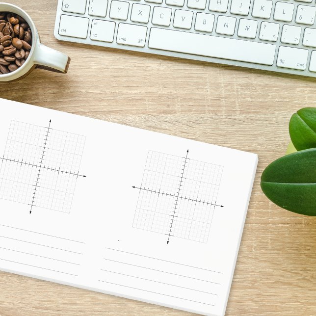 Post-it® Trigonométrie X Coordonnées Y Papier graphique (Trigonometry X Y Coordinates Graph Paper Post-it Notes)