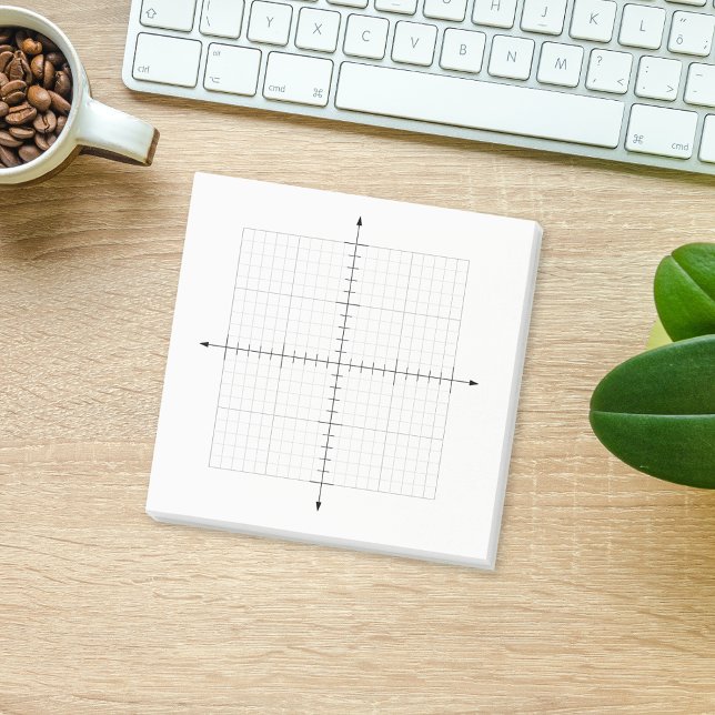 Post-it® Trigonométrie X Coordonnées Y Papier graphique (Trigonometry X Y Coordinates Graph Paper Post-it Notes)