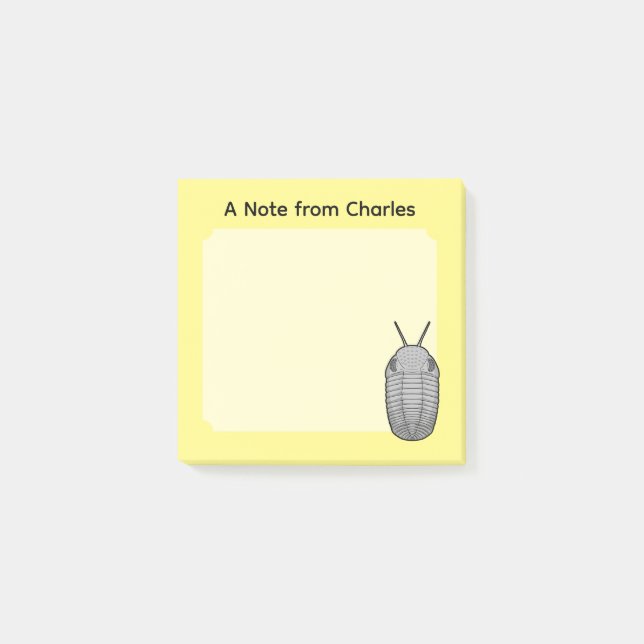 Post-it® Trilobite animal préhistorique (Devant)