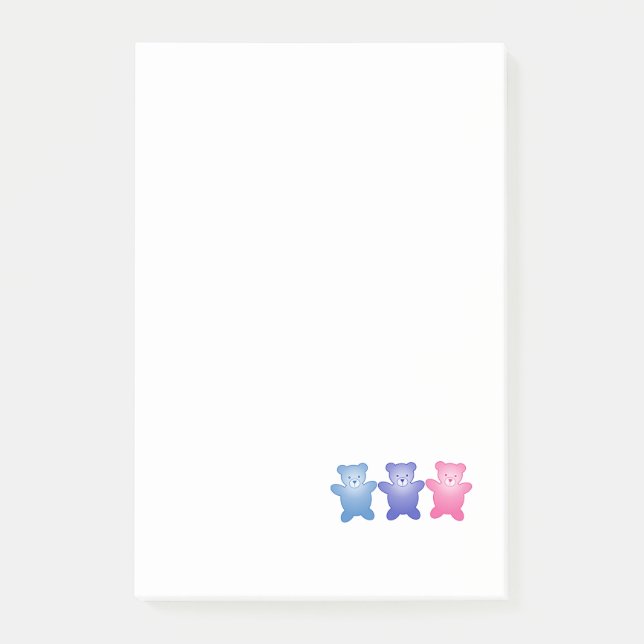 Post-it® Trois ours (Devant)