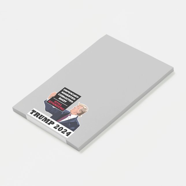 Post-it® Trump 2024 Toujours Président Élection USA (Incliné)